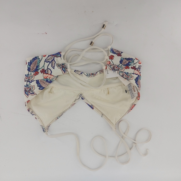 Ella Moss Bikini top in Folktale Floral with back strappy detail Size xs - Picture 4 of 6